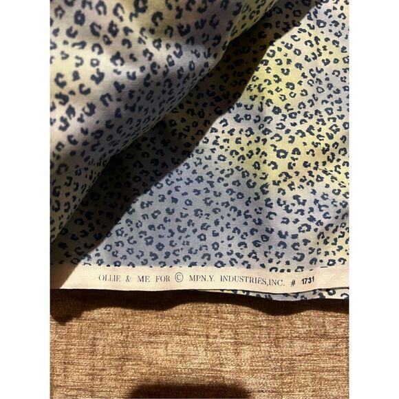 Cheetah Print Quilting Fabric, Ollie & Me for MPN.Y. Industries Inc. - Picture 1 of 4